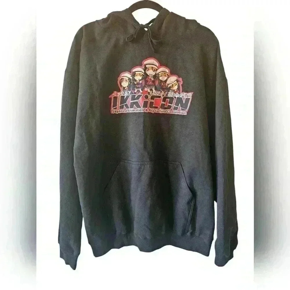 Ikkicon Japanese Animation & Pop Culture Convention hoodie size XL Anime
